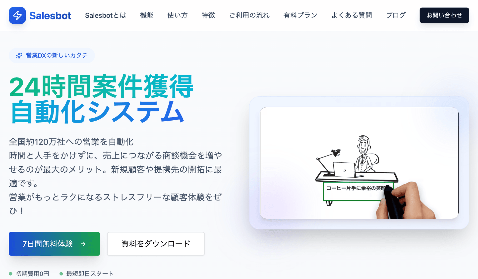 Salesbot 公式サイト
